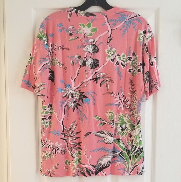 Diane Von Furstenberg Boyfriend Tee in Avalon Hyacinth - Picture 4 of 5